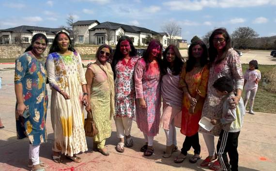 Holi celebrations